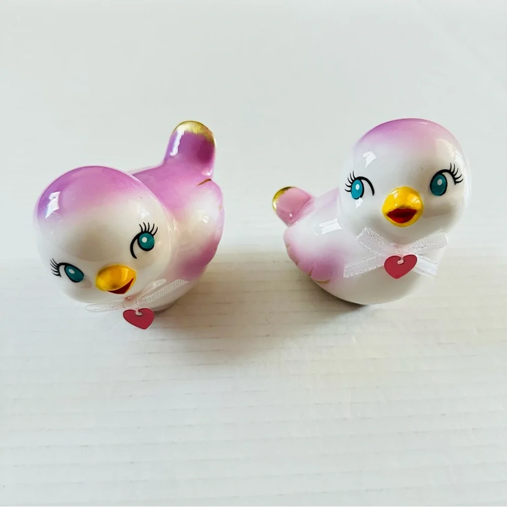 Target Spritz Ceramic Valentine’s Day Pink Love Birds NEW